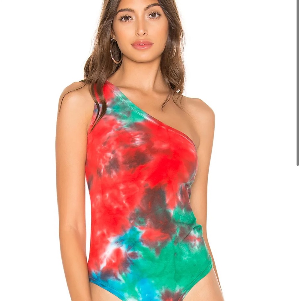 Cotton citizen tie dye body suit xs